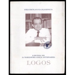 [Logos Warszawski Antykwariat Naukowy] Księgozbiór Janusza Jeljaszewicza. Dwudziesta Szósta Nadzwyczajna Warszawska Aukcja Antyk
