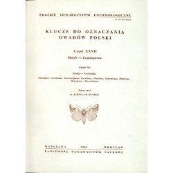Klucze do oznaczania owadów Polski. Cz.27: Motyle - Lepidoptera. Z.53e: Sówki - Noctuidae. Podrodziny: Acontiinae, Sarrothripina