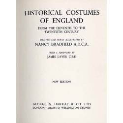 Historical costumes of England. From the eleventh to the twentieth century