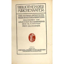 Bibliothek der Kirchenväter. Eine Auswahl Patristischer Werke in deutscher übersetzung. Reihe 1. B. 42: Chrysostomus Johannes: A