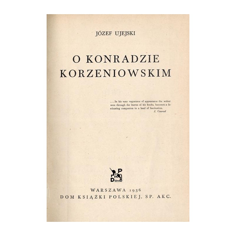 O Konradzie Korzeniowskim