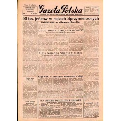 Gazeta Polska. Dziennik informacyjny Polaków na Bliskim Wschodzie. R.3 (1943). Nr 109 (548) (10 maja 1943)