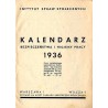 Kalendarz Bezpieczeństwa i Higjeny Pracy 1936