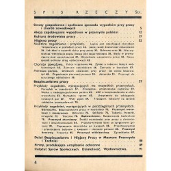 Kalendarz Bezpieczeństwa i Higjeny Pracy 1936