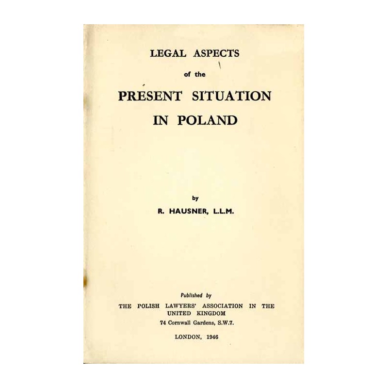 Legal aspects of the present situation in Poland