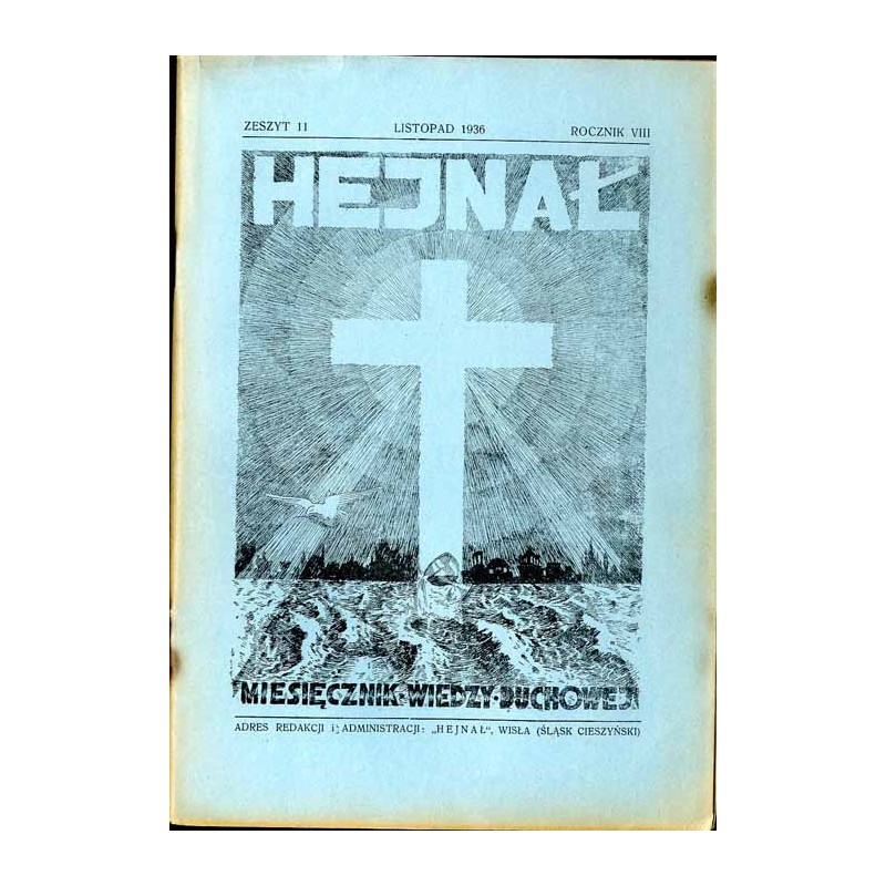 "Hejnał". Miesięcznik wiedzy duchowej. R. 8 (1936). Z. 11 (Listopad 1936)