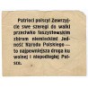 Patrioci polscy! Zewrzyjcie swe szeregi do walki przeciwko faszystowskim zbirom niemieckim! Jedność Narodu Polskiego - to najpew