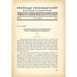 Przegląd Fotograficzny. Miesięcznik ilustrowany. Organ Związku Polskich Towarzystw Fotograficznych, Polskiego T-wa Fotograficzne