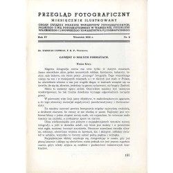 Przegląd Fotograficzny. Miesięcznik ilustrowany. Organ Związku Polskich Towarzystw Fotograficznych, Polskiego T-wa Fotograficzne