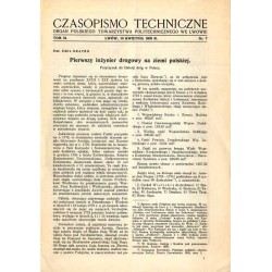 Czasopismo Techniczne. Organ Polskiego Towarzystwa Politechnicznego we Lwowie. R.54 (1936). Nr 7 (10 kwietnia 1936)