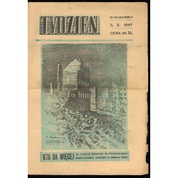 Tydzień. Ilustrowane pismo tygodniowe. R.2 (1947). Nr 40 (64) (5 października 1947)