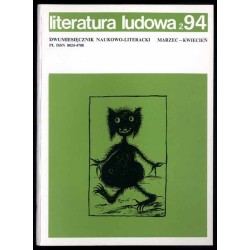 Literatura Ludowa. Dwumiesięcznik naukowo-literacki. R.38 (1994). Nr 1-6