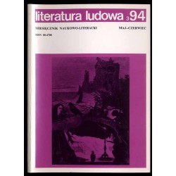 Literatura Ludowa. Dwumiesięcznik naukowo-literacki. R.38 (1994). Nr 1-6