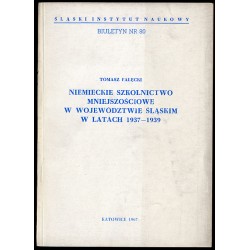 Niemieckie szkolnictwo mniejszościowe w województwie śląskim w latach 1937-1939