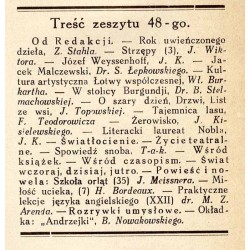 Tęcza. Ilustrowane pismo tygodniowe. R.3 (1929). Z. 48 (30 listopada 1929) / Bogdan Nowakowski / Jacek Malczewski / Józef Weysse