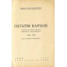 Ostatni rapsod (w setną rocznicę urodzin Mieczysława Romanowskiego) 1834-1934. Szkic literacko-biograficzny