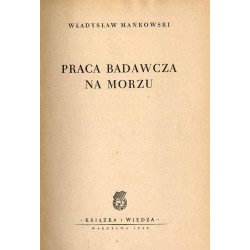 Praca badawcza na morzu