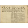 Głos Narodu. R.25 (1917). Nr 230 (30 września 1917). Wydanie poranne