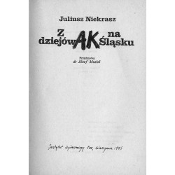 Z dziejów AK na Śląsku