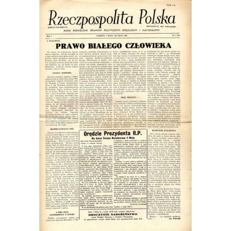 Rzeczpospolita Polska. Dwutygodnik. Pismo poświęcone sprawom politycznym, społecznym i kulturalnym. R.5 (1961). Nr 7 (91) (3 maj