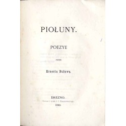 Piołuny. Poezye