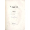 Piołuny. Poezye