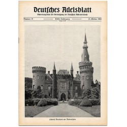 Deutsches Adelsblatt. 1. Jahrgang (1962). Nr 10 (15 X 1962) [Schloß Moyland am Niederrhein]