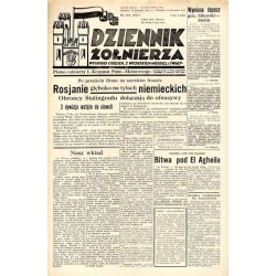Dziennik Żołnierza. [...] Pismo żołnierzy I. Korpusu Panc.-Motorowego. R.3 (1942). Nr 174 (707) (26 listopada 1942)