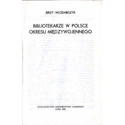 Bibliotekarze w Polsce okresu międzywojennego