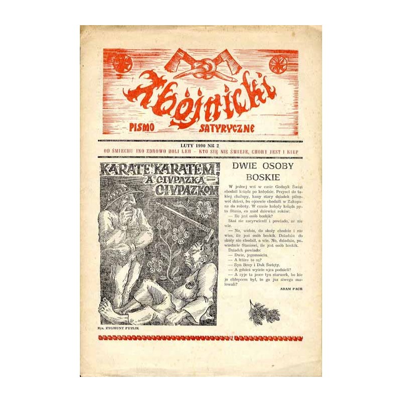 Zbójnicki. Pismo satyryczne. 1990. Nr 2 (Luty 1990)