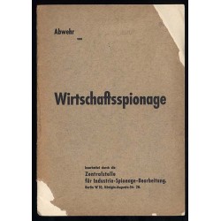 Merkblatt über Abwehr von Wirtschaftsspionage. Betriebsspionage, Industriespionage, Geschäftsspionage, Handelsspionage