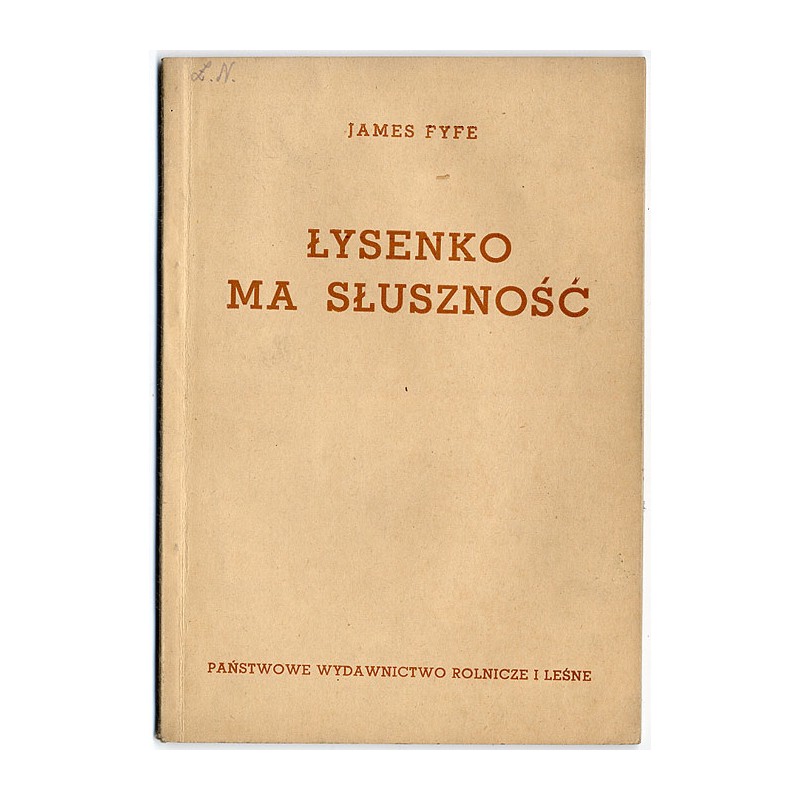 Łysenko ma słuszność