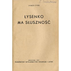 Łysenko ma słuszność