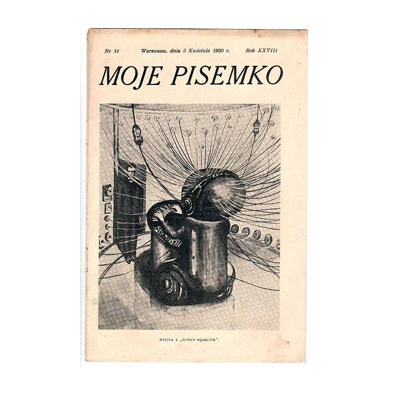 Moje Pisemko. R.28 (1930). Nr 14 (5 kwietnia 1930)