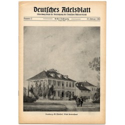 Deutsches Adelsblatt. 1. Jahrgang (1962). Nr 2 (15 II 1962) [Hamburg-Kl.-Flottbek, Altes Herrenhaus]