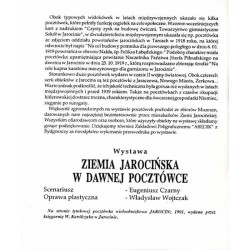Ziemia Jarocińska w dawnej pocztówce. Przewodnik po wystawie