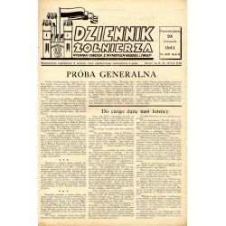 Dziennik Żołnierza. Wychodzi codzien. z wyjątkiem niedziel i świąt. R.2 (1941). Nr 430 (24 listopada 1941)