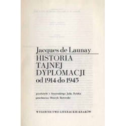 Historia tajnej dyplomacji od 1914 do 1945
