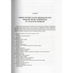 Reprezentacja sejmowa Rusi Czerwonej w czasach saskich