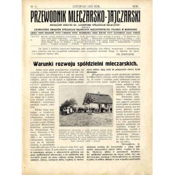 Przewodnik Mleczarsko-Jajczarski. Miesięczny dodatek do "Czasopisma Spółdzielni Rolniczych" Zjednoczenia Związków Spółdzielni Ro