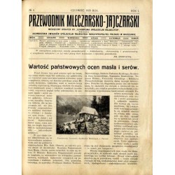 Przewodnik Mleczarsko-Jajczarski. Miesięczny dodatek do "Czasopisma Spółdzielni Rolniczych" Zjednoczenia Związków Spółdzielni Ro