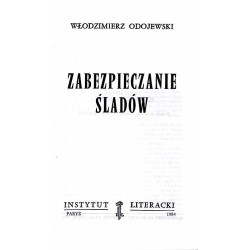 Zabezpieczanie śladów