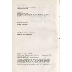 O rozwoju w historii