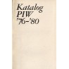 Katalog PIW '76-'80