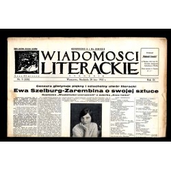 Wiadomości Literackie. Tygodnik. R.9 (1932). Nr 9 (426) (28 lutego 1932)