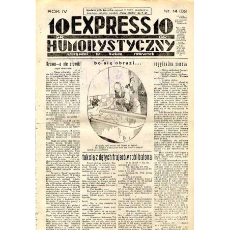 Express Humorystyczny. R.4 (1933). Nr 14 (136) / Marian Dąbrowski (Emden): Krew na chryzantemach. Romans