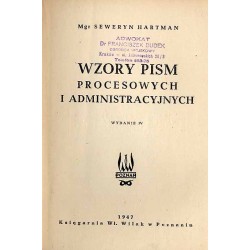 Wzory pism procesowych i administracyjnych
