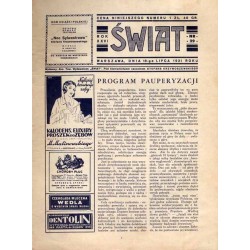 Świat. Pismo tygodniowe ilustrowane. R.26 (1931). Nr 29 (18 lipca 1931)