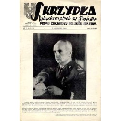 Skrzydła. Wiadomości ze Świata. Pierwsze pismo żołnierzy Polskich Sił Pow. R.5 (1944). Nr 19 (15 październik 1944) / gen. broni