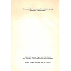 Kwartalnik Muzyczny. Organ Sekcji Muzykologów przy Związku Kompozytorów Polskich. 2vol. R.7 (IV-IX X-XII 1949) nr 26/27 [Numer p